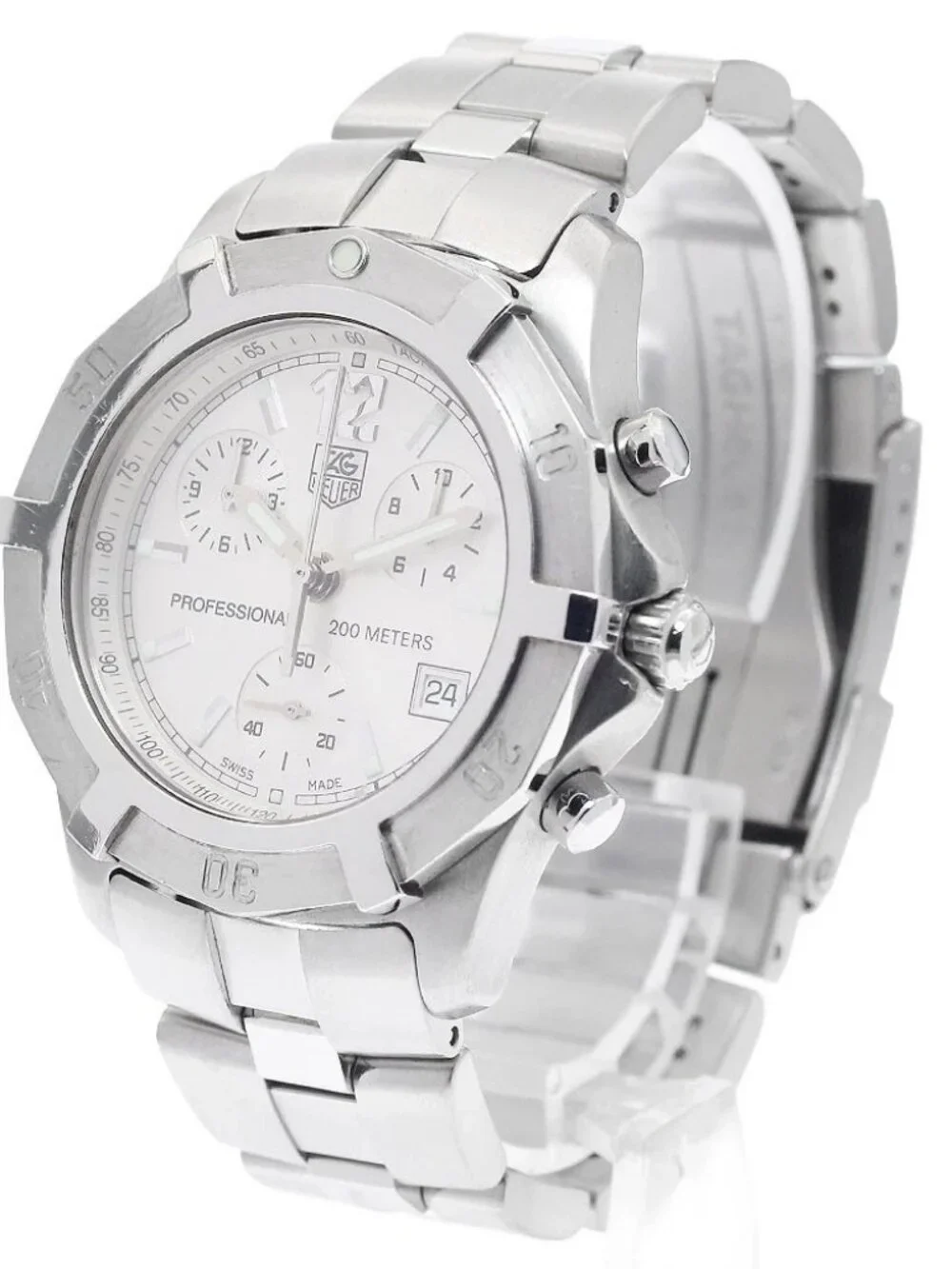 TAG HEUER Exclusive CN1111 Date Chronograph Silver Dial Quartz Men's_952459